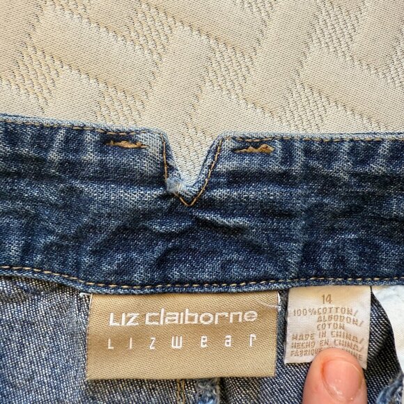 Vintage Liz Claiborne Classic fit Jeans size 14, High Wasted - Picture 6 of 10